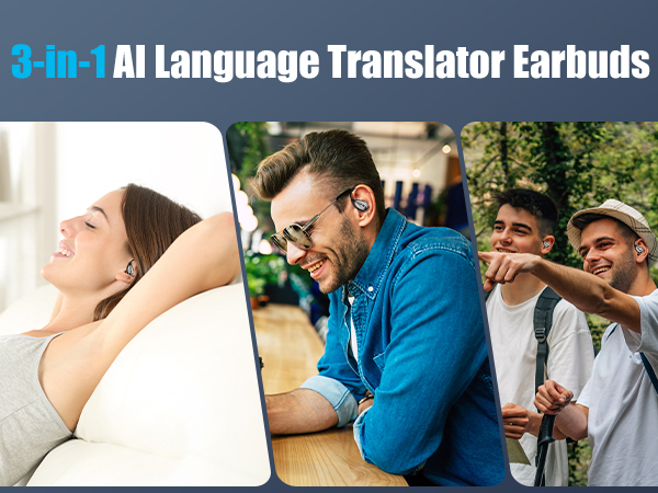3 in 1 translator headphoes