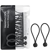 SMART&amp;COOL Reusable Silicone Magnetic Cable Ties for Bundling and Organizing, Holding Stuff, Book...