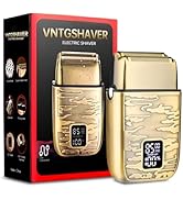 VNTGSHAVER Mens Foil Shavers, Beard Trimmers for Men Professional,Electric Shavers for Men, Musta...