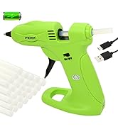 Cordless Hot Melt Glue Gun Kit - FEITA USB Rechargeable 2650mAh Battery Mini Glue Gun with 30pcs ...