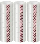 GIBIBU 24 Rolls Transparent Tape Refills, Clear Tape Dispenser Refill Rolls, Glossy Gift Wrap Tap...