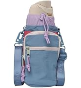 Thread Wallets Water Bottle Sling Crossbody Bag – Small Cross Body Sling with Pockets for Water B...