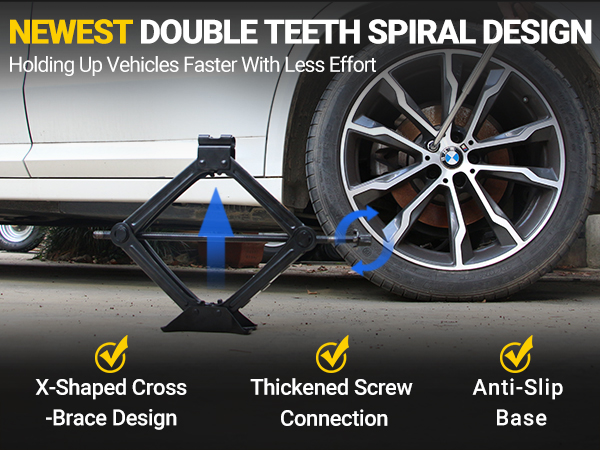 DOUBLE TEETH SPIRAL DESIGN