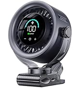 KIMMOO 4000mAh Rechargeable Portable Clip on Fan-100-Speed Touch Control, LED Display, 360° Rotat...