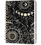 Hllwxrk Lined Spiral Journal Notebook, A5 College Ruled Spiral Notebook for Women, Hardcover with...