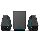 Edifier G1500 MAX 2.1 Gaming Speakers - 60W Peak Power with 4" Subwoofer &amp; 2.5" Satellite Speaker...