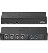 WAVLINK 19-in-1 Enterprise-Level Universal Docking Station, USB C to Quad 4K@60Hz/ Dual 5K@60Hz V...