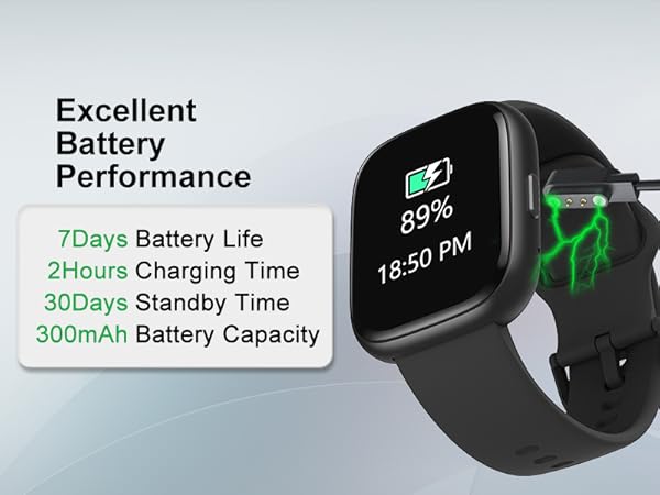 Smartwatches with Reloj Inteligente 30 Day+Battery Life