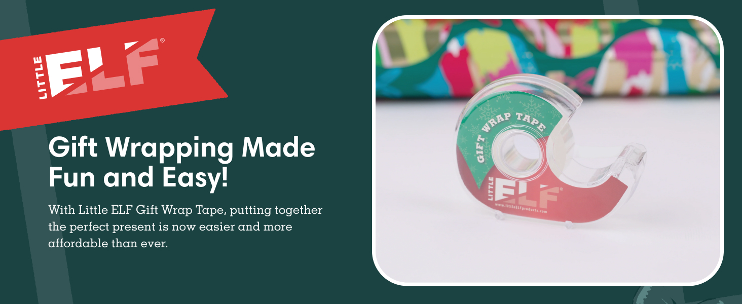 Little ELF Gift Wrap Tape
