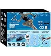 Sportneer 6-Piece Pool Exercise Set - Water Fitness Equipment with Swim Belt, Ankle Weights for A...