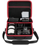 casmilee Camera Case for Canon T7/R50/R6/R100, for Sony Alpha 7 IV/ZV-E10/A6400/A6700/A6100 DSLR ...