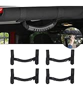4 x Roll Bar Grab Handles, Grip Handle for Jeep Wrangler Jeep Wrangler Accessories YJ TJ JK JKU J...