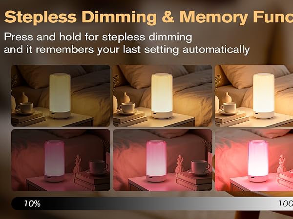 Dimmable desk lamp