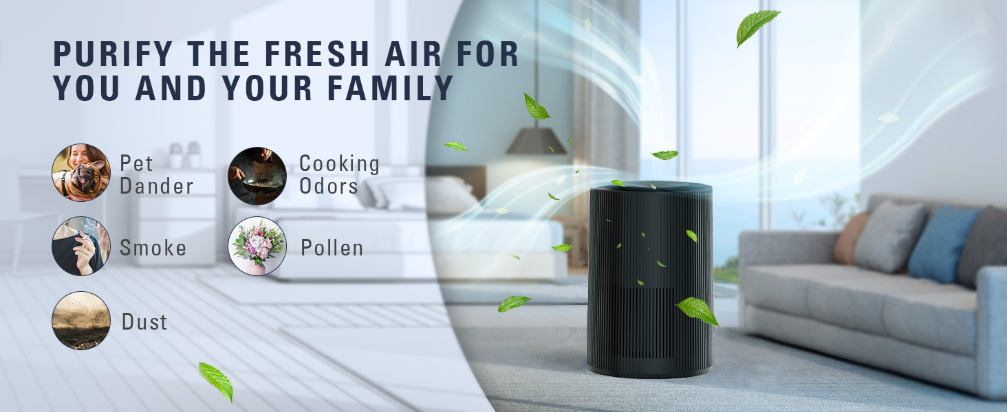 STEALTH JAP200 HEPA Air Purifier with quiet sleep mode