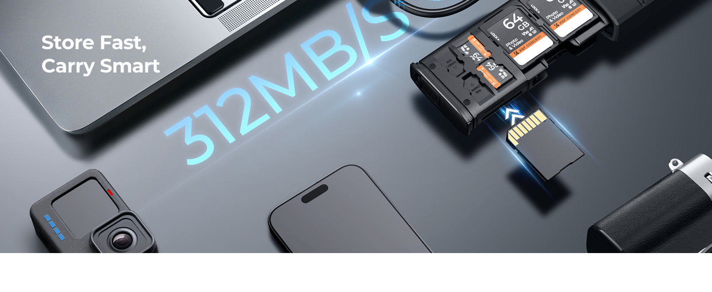 High speed sd card reader