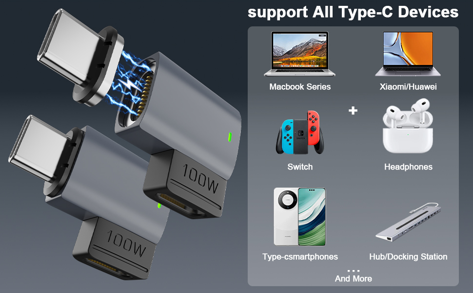 usb c to usb c magnetic adapter