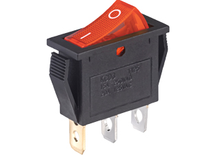 rocker switch with red light