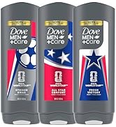 DOVE MEN + CARE - Limited Edition FIFA Body &amp; Face Wash For Men Mixed Pack for Hydrated &amp; Soft Sk...