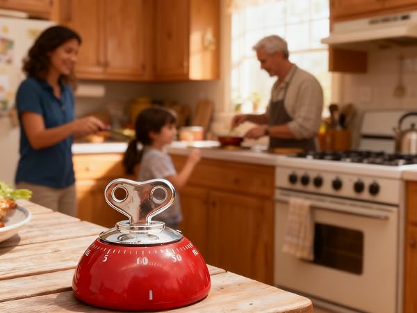 mechanical wind up kitchen timers