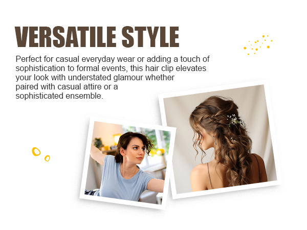 HOYOLS U Shaped Assorted Size Hair Bobby Pins, Metal Bun Clips Hairpin Crimped Design with Ball Tips