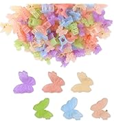 Mini Butterfly Hair Clips 100Pcs Cute Small Hair Clips for Girls Hair Accessories for Girls and W...