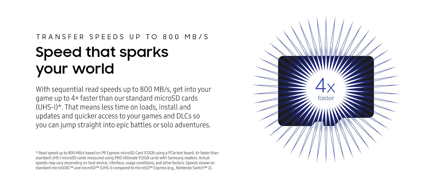 P9 Express sd microsd memory card