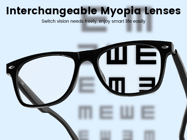 Bluetooth Audio Smart Glasses for Men ,Voice Control, Hands-Free Calls for Android Music/Work