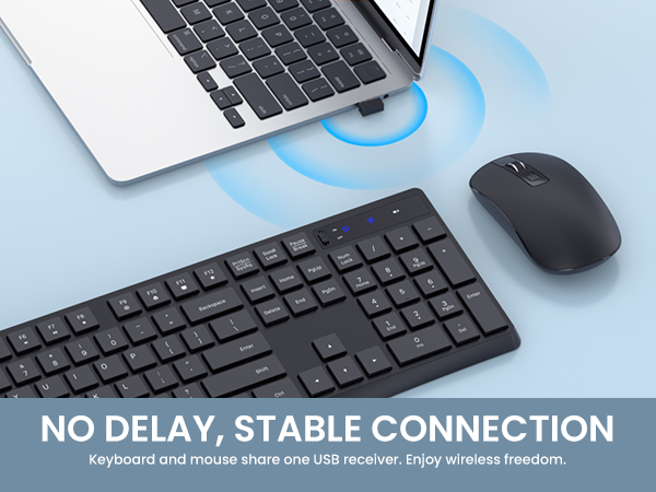 USB receiver Cordless USB Keyboard and Mouse