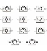 Growlush 11 Pairs Hydraulic Crimper Dies Set for YQK-70, US Standard 12 AWG to 4/0 AWG, Heavy Dut...