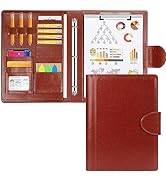 Toplive Portfolio 3 Ring Binder Padfolio Folder, Business Interview Resume Portfolio for Women Me...