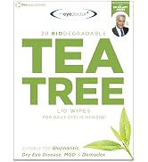 The Eye Doctor Tea Tree Oil Eyelid Wipes x20- - Eyelid Wipes For Blepharitis, MGD, Dry Eye &amp; Demo...