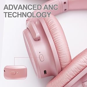 zihnic ANC 919 Rose Bluetooth headphone