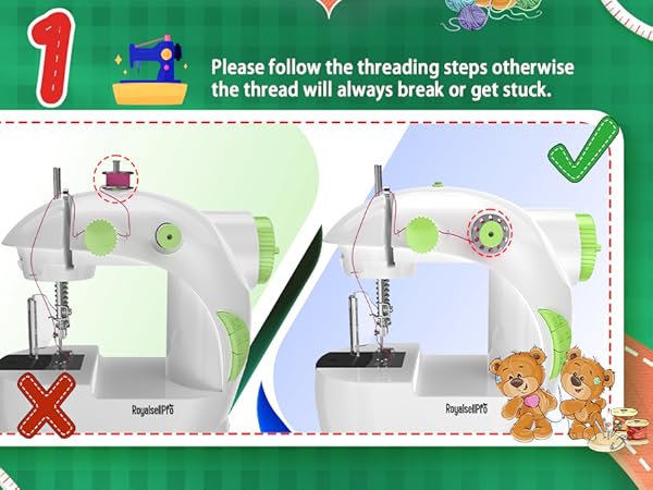 2-Speed mode of sewing machine allows you to adjust the speed as needed