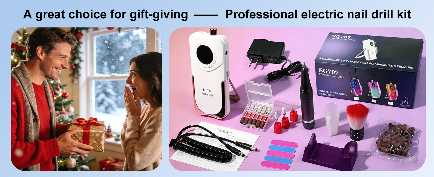 rechargeable nail drill kits