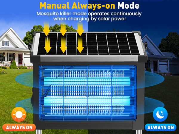 solar powered bug zapper