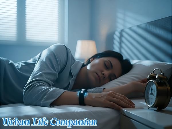 Vibrating Alarm Wristband Heavy Sleepers Adults Wrist Band Shock Clock Watch Bands for Deaf People