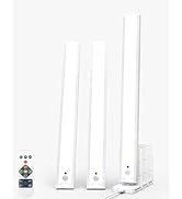 Yiliaw 3-Pack LED Under Cabinet Lighting, Rechargeable Wireless with Charging Station, 14" Motion...
