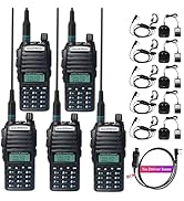 BaoFeng Radio BaoFeng UV-82 Ham Radio 144-148/420-450Mhz 2 Way Radio with FTDI Programming Cable ...