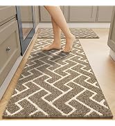 Kitchen Rugs Sets of 2-Colorful Non Slip Kitchen Mats for Floor-Thick,Moroccan Style Kitchen Deco...