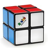 Rubik's Cube, The Official 2x2 Rubik's Cube Mini Classic Color-Matching Puzzle, Twisting Fidget T...