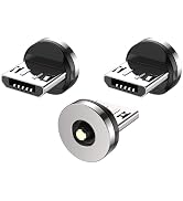 Aripps 1Pin Micro USB Magnetic Adapter [3-Pack], Charging Cable Tips for Android Devices, Magneti...