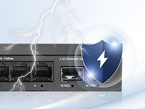 4-Port 2.5G Switch with 2-Port 10G SFP+
