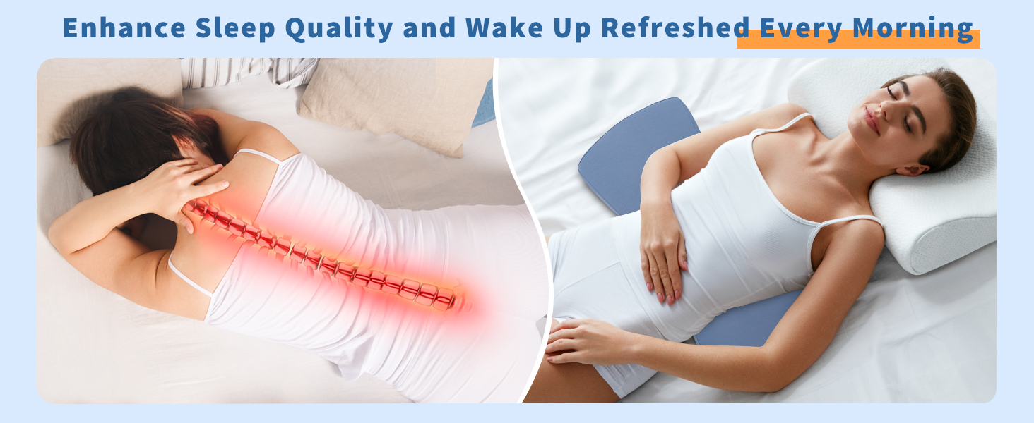 Lumbar Support Pillow for Bed