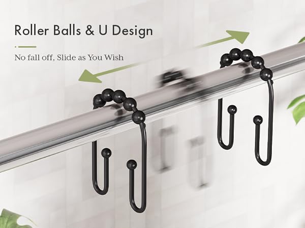  Shower curtain Hooks double hook shower curtain hooks shower rings for curtain
