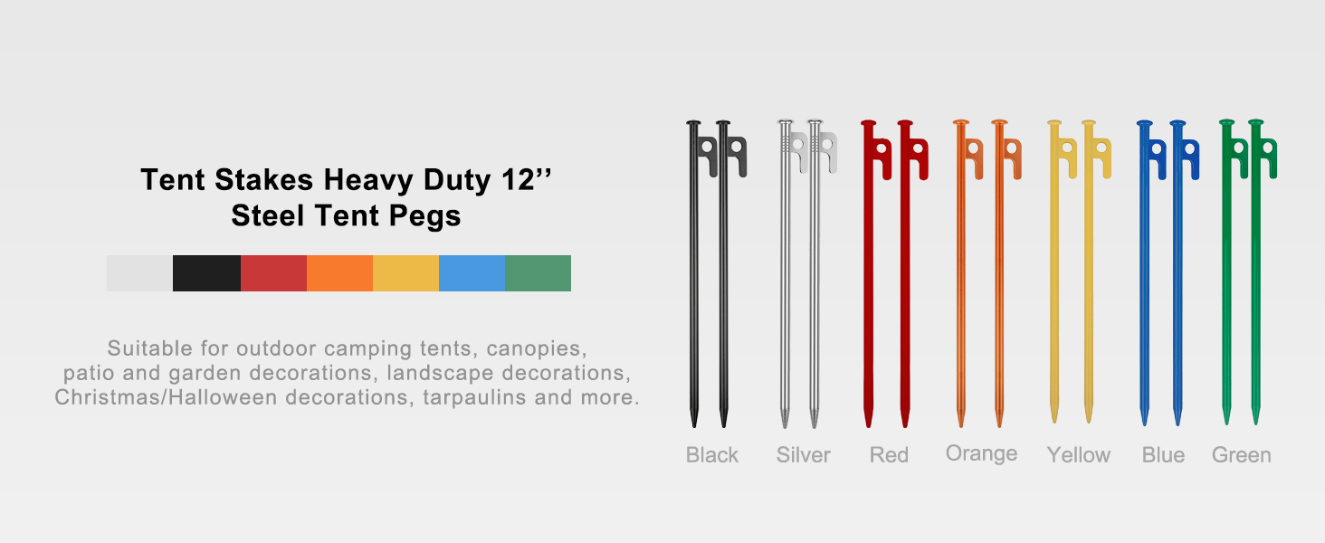 heavy duty tent stakes