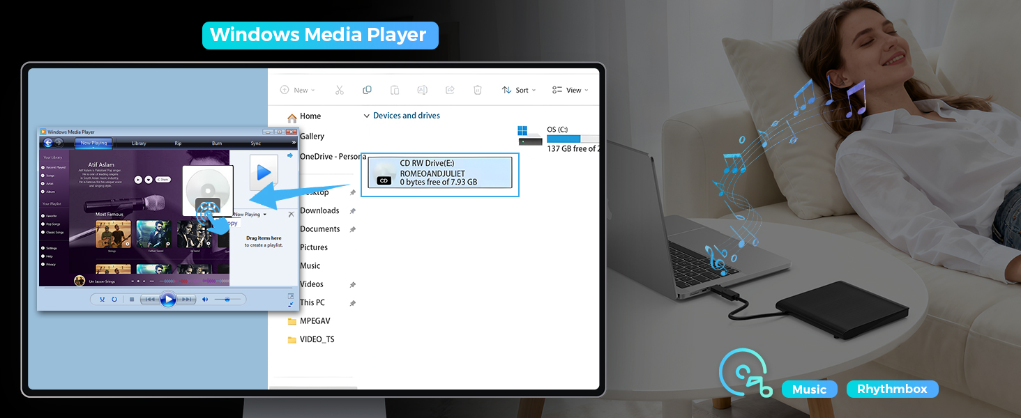 cd player for laptop