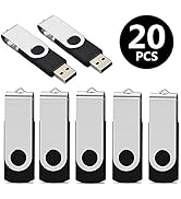 Aiibe 20pcs 8GB Flash Drives Bulk 8GB USB Flash Drive 20 Pack 8GB USB Sticks USB 2.0 Thumb Drive ...