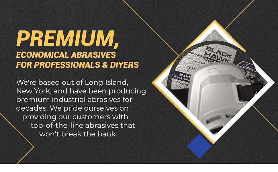 Premium, economical abrasives for professional diyers