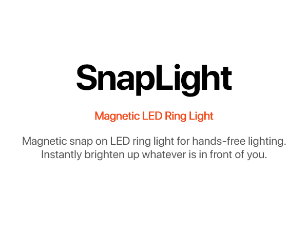 shiftcam, snaplight, photography, videography, ring light, phone light ring