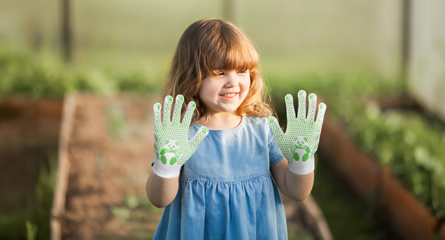 Kids gardening tools made for children, in the right size.